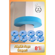 Svein #stoper 8'li Köpük Kapı Stoperi Parmak Sıkışması Önleyici Çocuk Güvenliği Koruyucu Yumuşak Ev Kreş