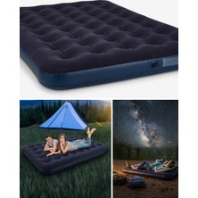 Zero Land Hnrlishp Konforlu Çift Kişilik Şişme Yatak Flokeli Yüzey Dalı Gövde