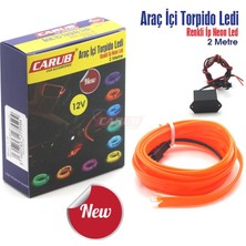Ip Neon LED 2 Metre Turuncu Oto Aksesuar Premium