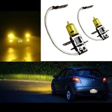 H3 Ampul 90/100W Süper Sarı Işık 12V Oto Aksesuar Premium