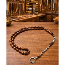 Sufi Tesbih Esans Ve Hediyelik Doğal Kuka Tesbih  | Gümüş Kaplama Püsküllü Kuka Ağacı Tesbih | Koleksiyonluk ve Günlük Kullanım