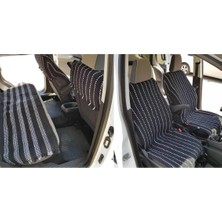 Kilim Minder Ön Iki Koltuk Geçme + Arka Serme  3 Parça Oto Aksesuar Premium