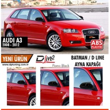 Audı A3 08-12 / A4 09-14 / A5 09-15 Sinyalli Yarasa Ayna Kapağı Oto Aksesuar Premium