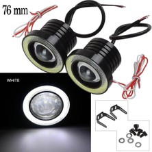 Sis Gündüz Farı Mercek Angel LED 76MM Beyaz   ( 276973 ) Oto Aksesuar Premium