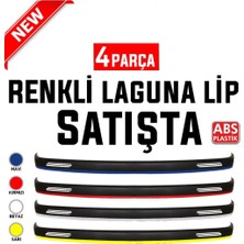 Renault Laguna Lip Kırılmaz Izgaralı  Altı Sarı Oto Aksesuar Premium