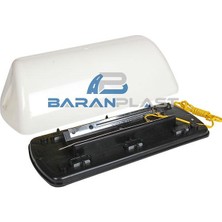 Taksi Levhası Mıknatıslı Beyaz Yazısız Oto Aksesuar Premium