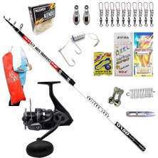 Okuma Wave Power 8000 420CM 100-200GR Oslo Camarro Profesyonel Kıyı Olta Takımı Seti