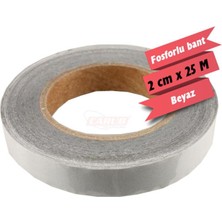 Fosfor Bant 2CMX25M Beyaz Oto Aksesuar Premium