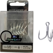Bkk Viper-41 No:1/0 Üçlü Olta Iğnesi 6 Adet