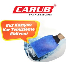 Buz Kazıyıcı + Kar Temizleme Eldivenli Oto Aksesuar Premium