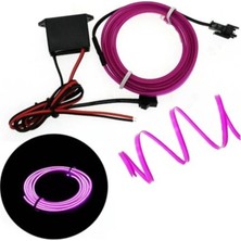 Ip Neon LED 2 Metre  Mor   ( 002652 ) Oto Aksesuar Premium