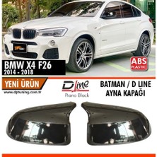 Bmw X4 F26 /x3 14-17 /x5 F25 / X5 X15 /x6 F16  14-19  Yarasa Ayna Kapağı P.black Oto Aksesuar Premium