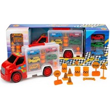 Farbu Oyuncak Çantalı Trafik Setli Oyuncak Tır