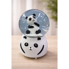 Sevimli Kar Küresi Büyük Boy Püskürtmeli Küre