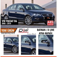 Vw Passat B6 05-10 Yarasa Ayna Kapağı P.black Oto Aksesuar Premium