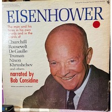 Plakantik Eisenhower: The Man And His Times - Caedmon Records Tc 2037 - Vintage Tarihi Kayıt Lp