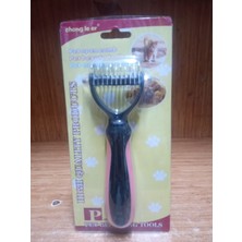 Pet Plastik Saplı Metal Kıtık Açıcı Tarak