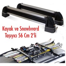 Kayak ve Snowbort Taşıyıcı 56CM 2li Oto Aksesuar Premium