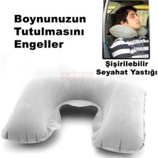 Seyahat Yastığı Şişme Oto Aksesuar Premium