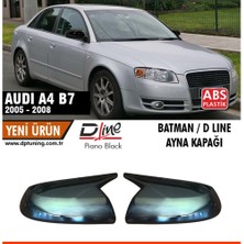 Audı A3 03-07 / A4 01-08 / A6 04-08 / Chevrolet Cobalt 18-24  Yarasa Ayna Kapağı P.black Oto Aksesuar Premium