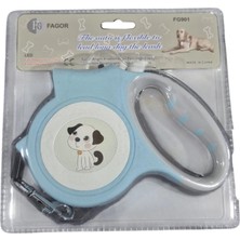 Işıklı Mavi 5 Metre Otomatik Tasma Uzatması