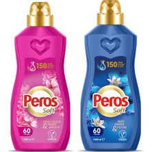 Peros Soft 1440 ml Kiraz Çiçeği ve Mavi Orkide 2 Li Set
