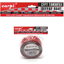 Çift Taraflı Silikon Bant 50MM x 5mt Oto Aksesuar Premium