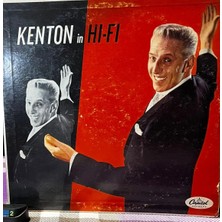 Plakantik Stan Kenton In Hi-Fi - Capitol Records W724 - Vintage Jazz High Fidelity Vinyl Lp