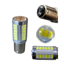 Ampul Çift Duy 1016 12V 33 LED Mercekli Beyaz   ( 107444 ) Oto Aksesuar Premium