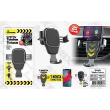 Telefon Tutucu Gravıty Izgaraya Geçme Oto Aksesuar Premium