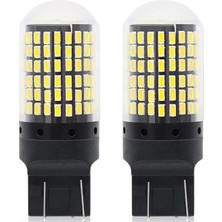 Ampul T20 1016 Dipsiz  12V 144 LED Mercekli Beyaz   ( 002270 ) Oto Aksesuar Premium
