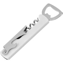 Storemax Toptassell Promosyonca Metal Tirbuşon ve Şişe Açacağı Seti (Beyaz)