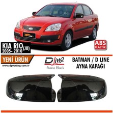 Kıa Rıo 06-12   Yarasa Ayna Kapağı P.black Oto Aksesuar Premium