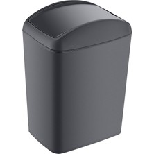 Storemax Toptassell Smartware Soft Çöp Kutusu Döner Kapak 5 Lt Antrasit