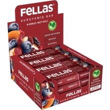 Storemax Toptassell Fellas Kırmızı Meyveli Kuruyemiş Bar 30 gr x 12 Adet