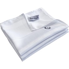 Storemax Toptassell Pella-Eu Mikrofiber Temizlik Bezi, 3'lü Set, 40X60 Cm, Beyaz, Cam ve Genel Temizlik Için