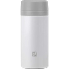 Storemax Toptassell Zwıllıng Thermoçay Demlikli Matara, 420 ml | Paslanmaz Çelik | Beyaz-Gri