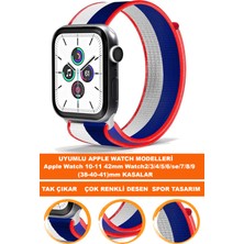 apple watch 10-11 42mm watch2/3/4/5/6/se/7/8/9 (38-40-41)mm saatlerle uyumlu loop tekstil saat kordonu kayışı loop-38mm-model-15