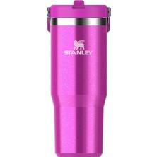 Storemax Toptassell Stanley Iceflow Flip Straw Tumbler Pipetli Termos Bardak, Simli Pembe (Punch Shimmer), 0.89 Litre