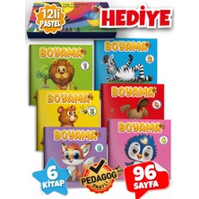 Gong Çocuk 6'lü Aktiviteli Boyama Seti | Pedagog Onaylı | Meb Uyumlu 2024 | Eğitici ve Eğlenceli