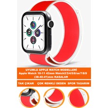  apple watch 10-11 42mm watch2/3/4/5/6/se/7/8/9 (38-40-41)mm saatlerle uyumlu loop tekstil saat kordonu kayışı loop-38mm-model-1