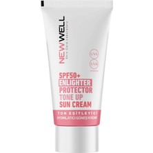 Storemax Toptassell New Well Ton Eşitleyici Yüksek Koruma Etkili Güneş Kremi | Aydınlatıcı Etkili Spf 50+ | Uva/uvb Korumalı Pembe Yüz Güneş Kremi 50 ml