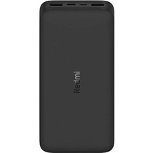 Storemax Toptassell Xiaomi Redmi 20000 Mah Powerbank Taşınabilir Hızlı Şarj Cihazı - Siyah