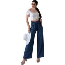 Beli Büzgülü Pantolon