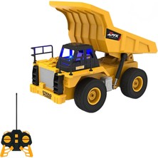 Storemax Toptassell Uzaktan Kumandalı 40 Mhz Tam Fonksiyonlu Rc Iş Araçları LED Işıklı Kepçeleri, Damperi ve Vinç Hareketlidir (Kule Vinç-Kepçe-Bulldozer-Kamyon) (Kamyon)