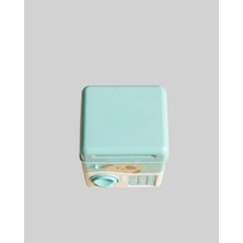 Çocuklar Için Su Yeşili Atm Kasa Tasarımlı Şifreli Kumbara