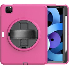 Newface iPad Pro 11 (2018) Kılıf Hand Strap Tablet Kılıfı - Pembe