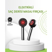 Şarjlı Saç Derisi Masaj Cihazı Kırmızı Işık ve 3D Tarak Dişli