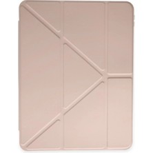 Newface iPad Pro 11 (2024) Kılıf Kalemlikli Mars Tablet Kılıfı - Rose Gold