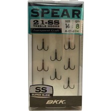 Bkk Spear-21 Ss No:14 Üçlü Olta Iğnesi 8 Adet